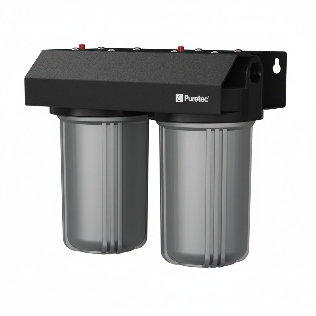 Puretec EM2 Series Dual Whole House Rainwater Filter System - Clearance