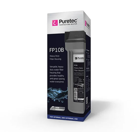 Puretec FP10B – Heavy Duty Filter Housing for Whole House & Commercial Filters