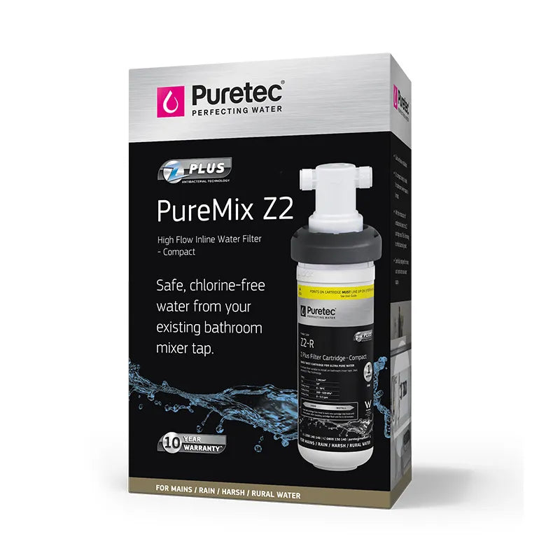 Puretec PUREMIX-Z2 Inline Under Sink Water Filter System