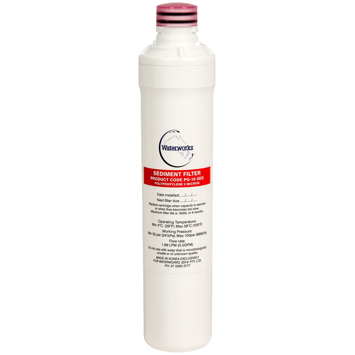 Waterworks PNP Swing & Twist Sediment Replacement Cartridge