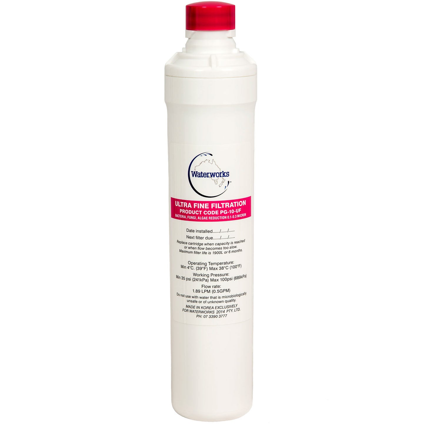Waterworks PNP Swing & Twist Hollow-Fiber Replacement Cartridge