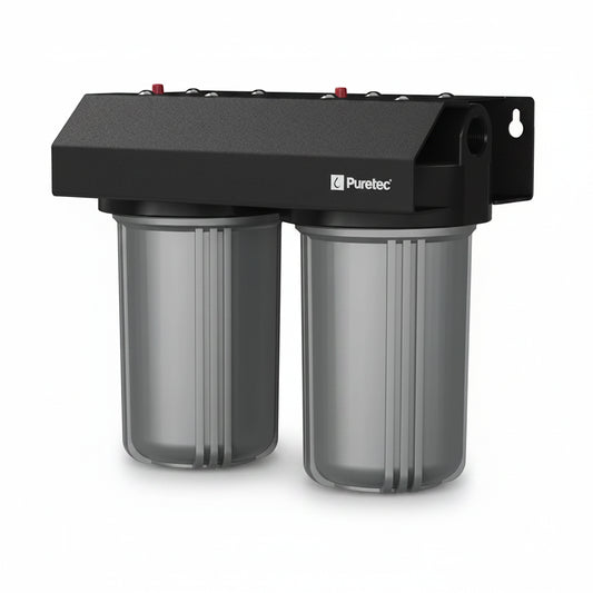 Puretec WH2 Series Dual Whole House Water Filter System - Clearance