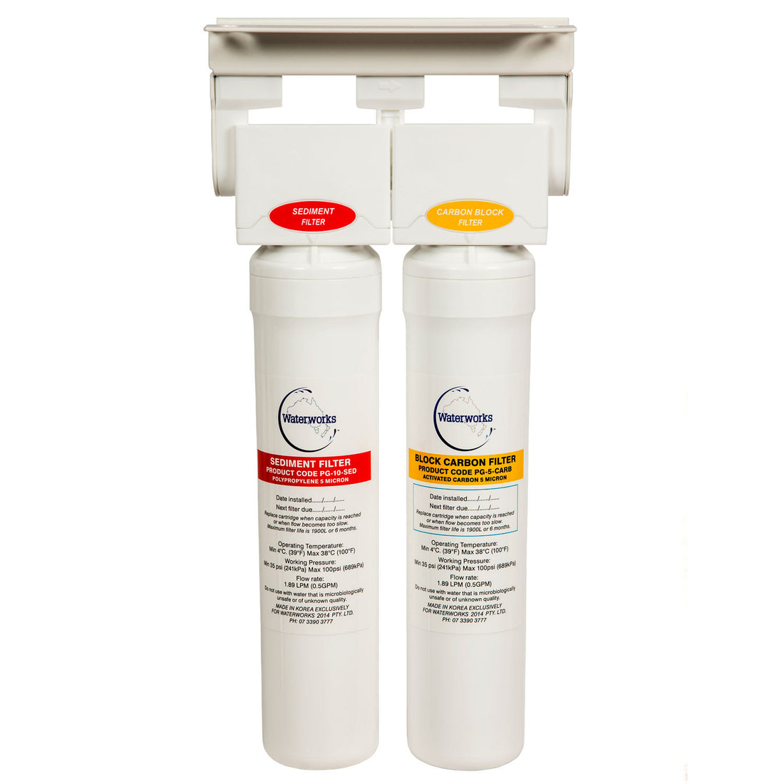 Waterworks PNP Twin Filtration System (Swing & Twist) – Water Cooler Shop